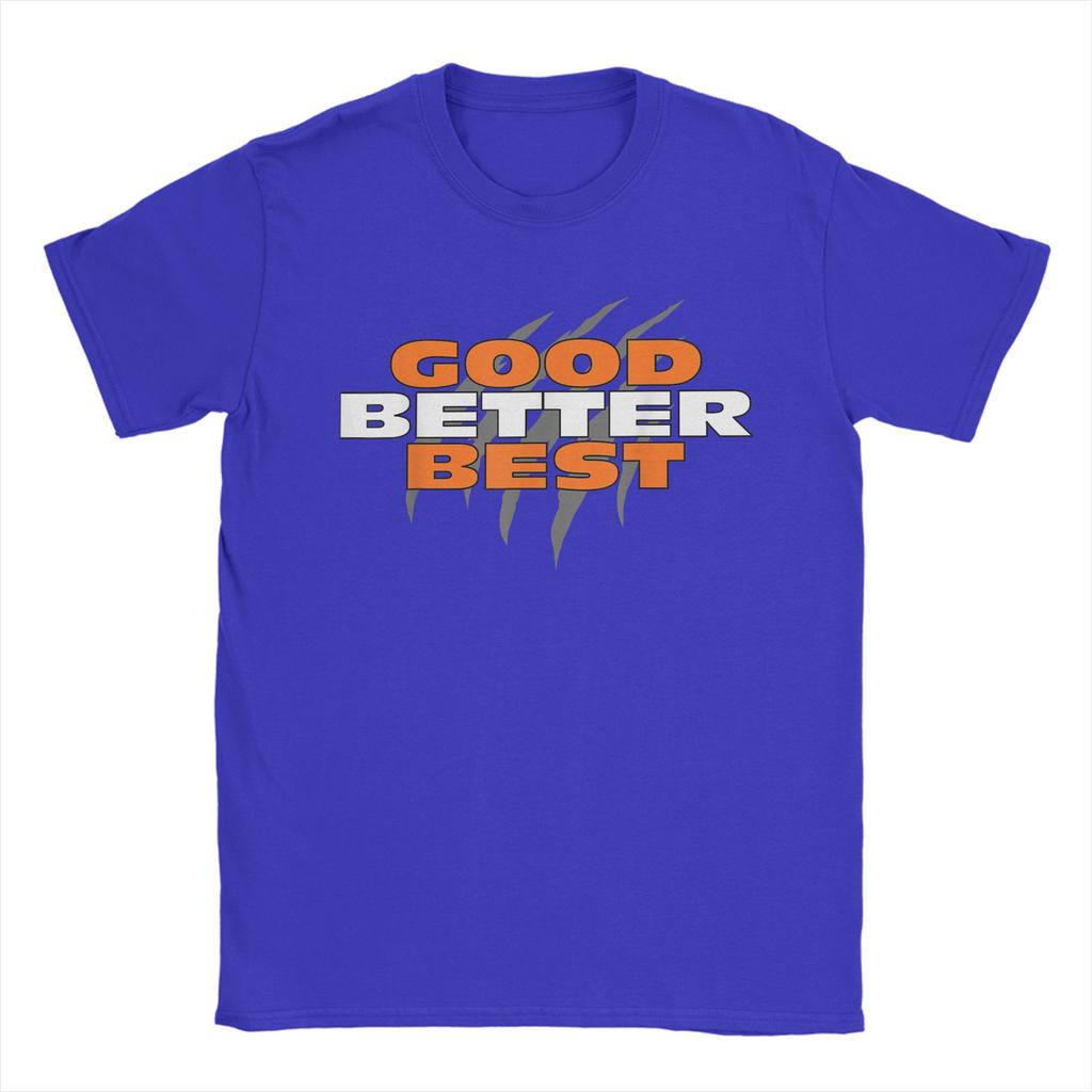 Good Better Best Bear TShirt Summer  Cotton TShirts For Male Fashion Loose Tshirt Short Sleeve Funny Tees