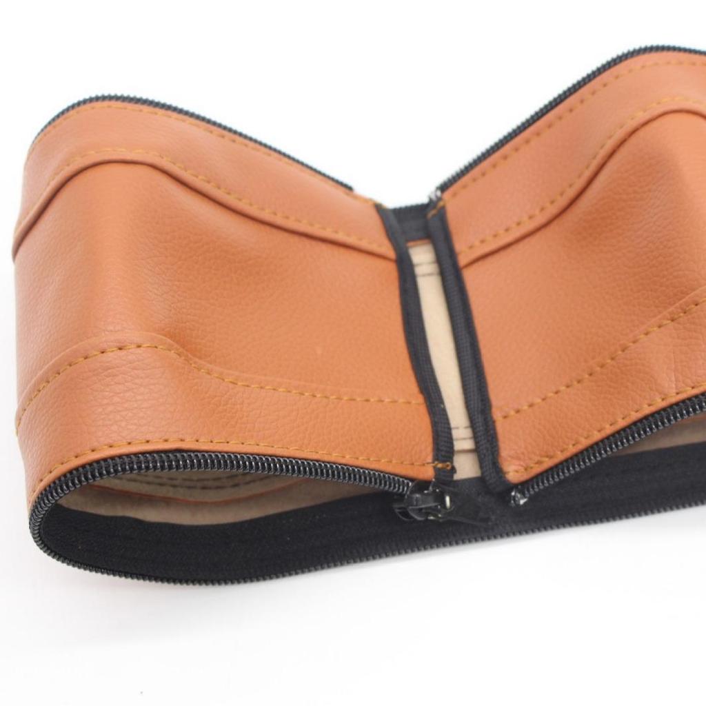 Универсальная крышка-подлокотник для детской коляски из ПУ-кожи на молнии, моющаяся и прочная защита ручки.