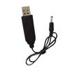 3.7V USB DC Charging Cord 3.5mm Plug Charge Line with Power Off Indicator 1/5Pcs Anti-break for Daily Long-term Use