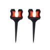 2Pcs Roller Wheel Garden Hose Guide Stake Ground Spike Lawn Hose Holder Water Pipe Guide  Flower Bed