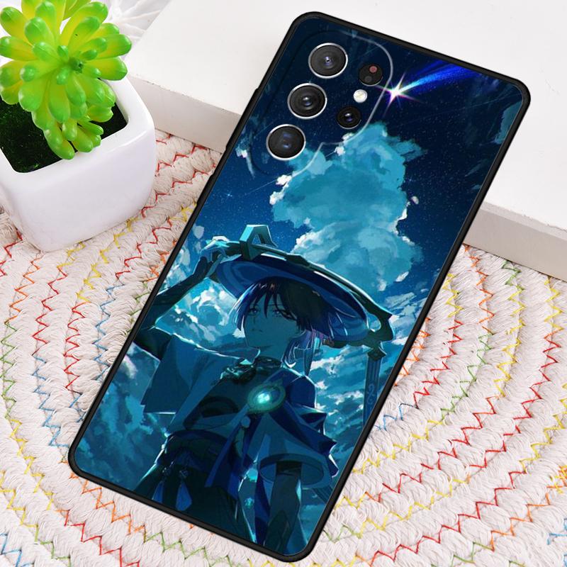 Чехол для телефона Genshin Impact Scaramouche из мягкого силикона для Samsung Galaxy note 10 pro S26 S24 S23 S22 S21 Plus S25Ultra Capa Cover