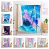 Blanket Flannel Blanket Color Gradual Change Unicorn 3D Digital Printing Blanket Blanket