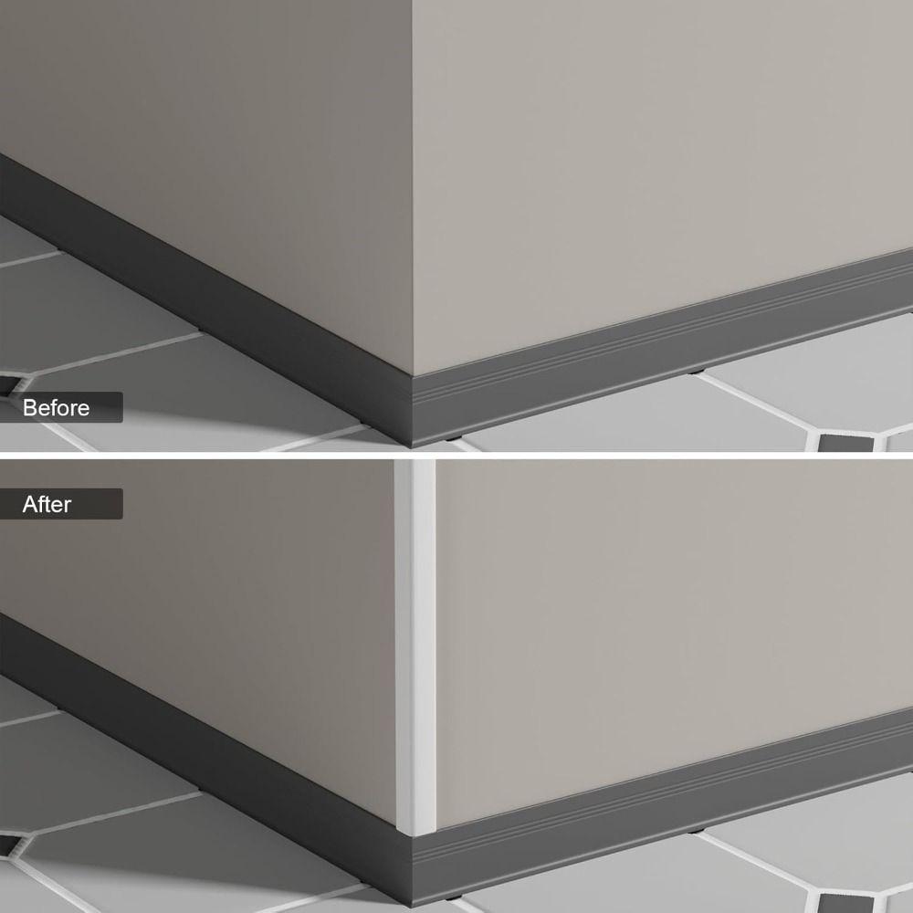 Peel and Stick Corner Moulding Trim Flexible Caulk Strip Floor Transition Strip  Countertop