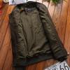 Spring and Autumn Large Size Loose Military Jacket Casual Youth Tooling Cotton Thin Jacket Baseball Jacket Men