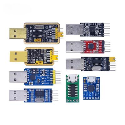 Модуль CH340 с USB на TTL. Обновление CH340G. Загрузите небольшую пластину с проволочной щеткой. Плата микроконтроллера STC. USB на последовательный порт вместо PL2303.