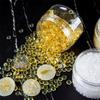 Восковые гранулы для огненной живописи «Слезы русалки» - Прозрачные, золотые, белые восковые гранулы для запечатывания