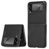 Кожаный чехол для Samsung Z Flip7 - Деловой защитный чехол из личи-кожи для складного Flip6