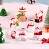 Christmas Little Snowman Toy Christmas Resin Snowman Microscopic Decoration Gift