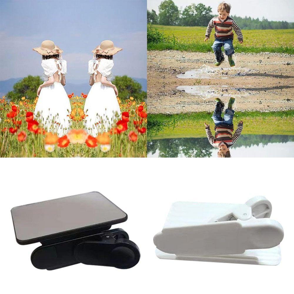 Shooting Supplies Smartphone Camera Mirror Reflection Clip Adjustable Selfie Reflector Travel