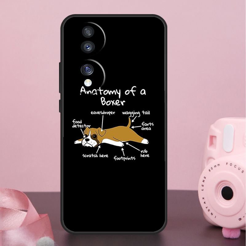 Чехол с собакой породы боксер для Honor 400 Pro 200 50 70 90 X9a X9b X9c X9d X8a X8b X8c Magic 7 Lite 5 6 8 Pro