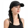 Baseball Caps Shawl Design Women Muslim Low Profile Fitted Hat Summer Soft Breathable Headscarf