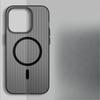 Corrugated Grating Magnetic Absorbing PC Case Suitable for IPhone16E Magnetic Absorbing Ice Fog Matte Mobile Phone Case 14 Apple 15 Transparent