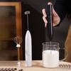 Handheld Electric Milk Frother USB Rechargeable Wireless Coffee Whisk  Home Use