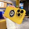 Роскошный тонкий матовый магнитный чехол из поликарбоната для iPhone 12 Pro Max 13 Pro 14Pro 14 Pro Max Plus, защитная пленка для объектива, ультратонкая крышка с отверстием для логотипа