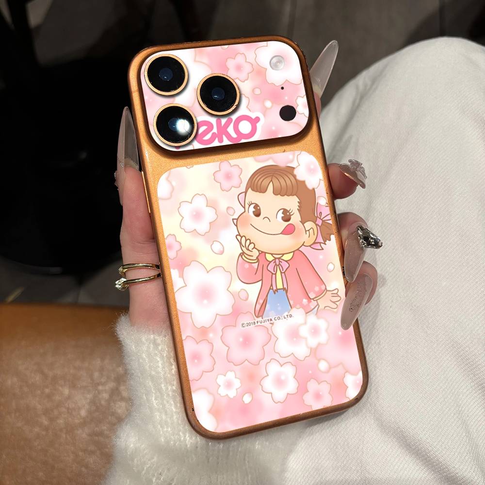 Brand P-peko Chan Lovely Girl For IPhone 17 Pro 17 Pro Max Back Skin Sticker Protective Decal Wrap