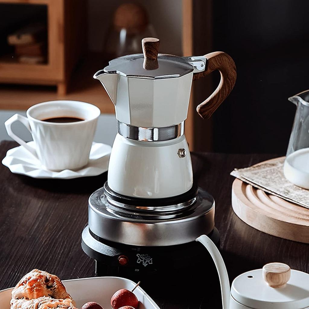 Горшок Мока, плита, эспрессо-машина, итальянская кофеварка, кофейник, алюминиевая плита, эспрессо-машина для кемпинга, ручная кубинская кофеварка