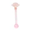 2 in 1 Face Massage Roller Quartz Stone Facial Lifting Skin Care Roller Tool for Home Use