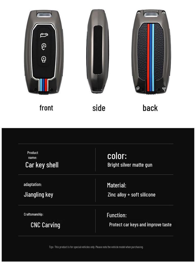 Yuhu 9 Smart Key Case: Metal Shell for Ford Jiangling Yuhu 7 Pickup - 20 Model Options