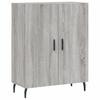 Highboard Gray Sonoma 69.5 x 34 x 180 cm Engineered Wood