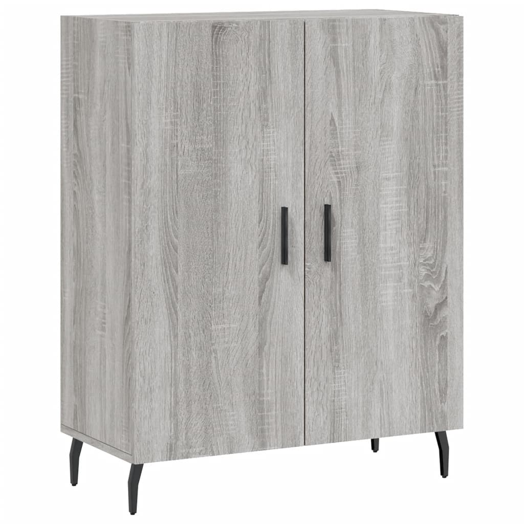 Highboard Gray Sonoma 69.5 x 34 x 180 cm Engineered Wood