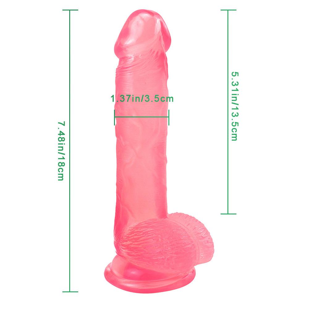 MoDi Реалистичный фаллоимитатор мягкий большой пенис с присоской Секс-игрушка