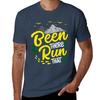 Been There Run That Running Tshirt Active Sports Short Sleeve Cotton Shirt