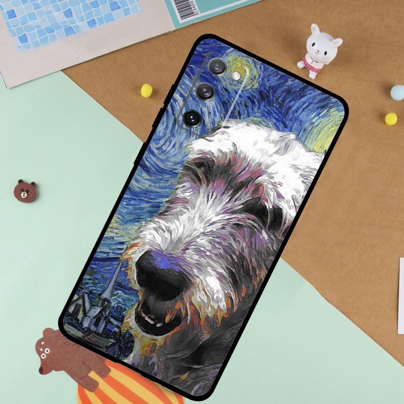 Irish Wolfhound Dog Soft Case For Samsung Galaxy S24 Ultra S9 S10 S20 S22 S23 Plus S21 FE S25 Ultra Funda Cover