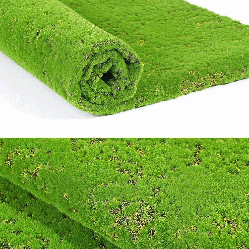 Прочный ковер из искусственного мха Вечная жизнь Искусственный коврик из зеленой травы Домашний декор