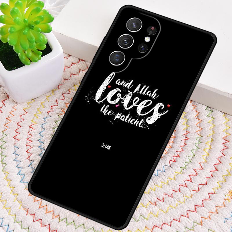Исламские Мусульманские Цитаты Силиконовый Чехол Для Телефона Для Samsung Galaxy note 10 pro S26 S25 S24 S23 S22 S21 Plus S25Ultra Capa Чехол
