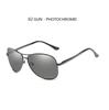 Photochromic Sunglasses Men Polarized Driving Pilot Chameleon Vintage Sun Glasses Women Male Change Color Day Night Vision Uv400