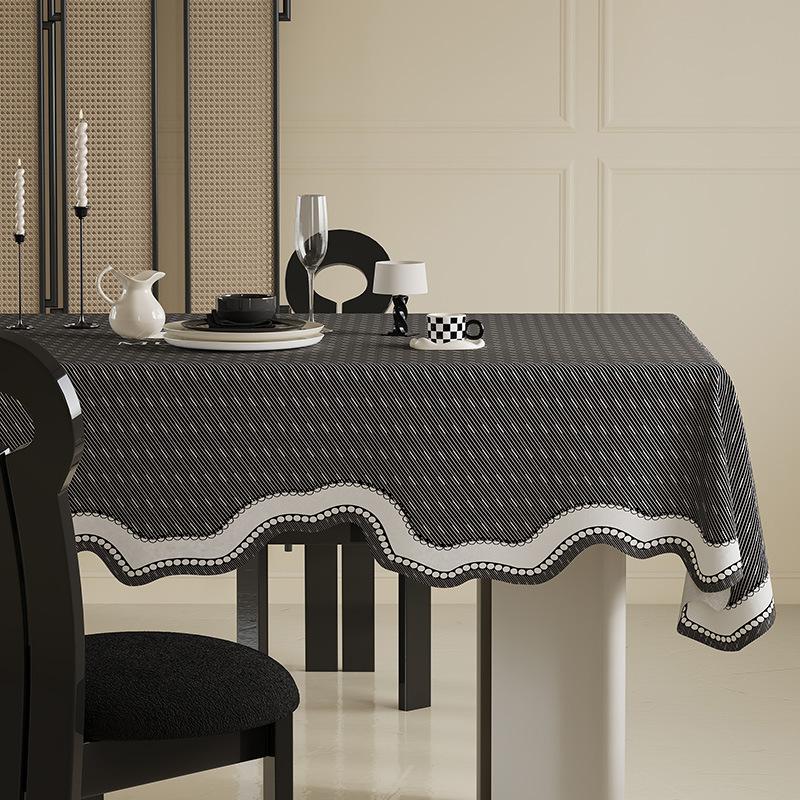 Скатерть для обеденного стола особой формы, Водонепроницаемая и маслостойкая, Оставляемый на столе коврик, Продвинутая защита столешницы, Скатерть, Защита от ожогов для журнального столика