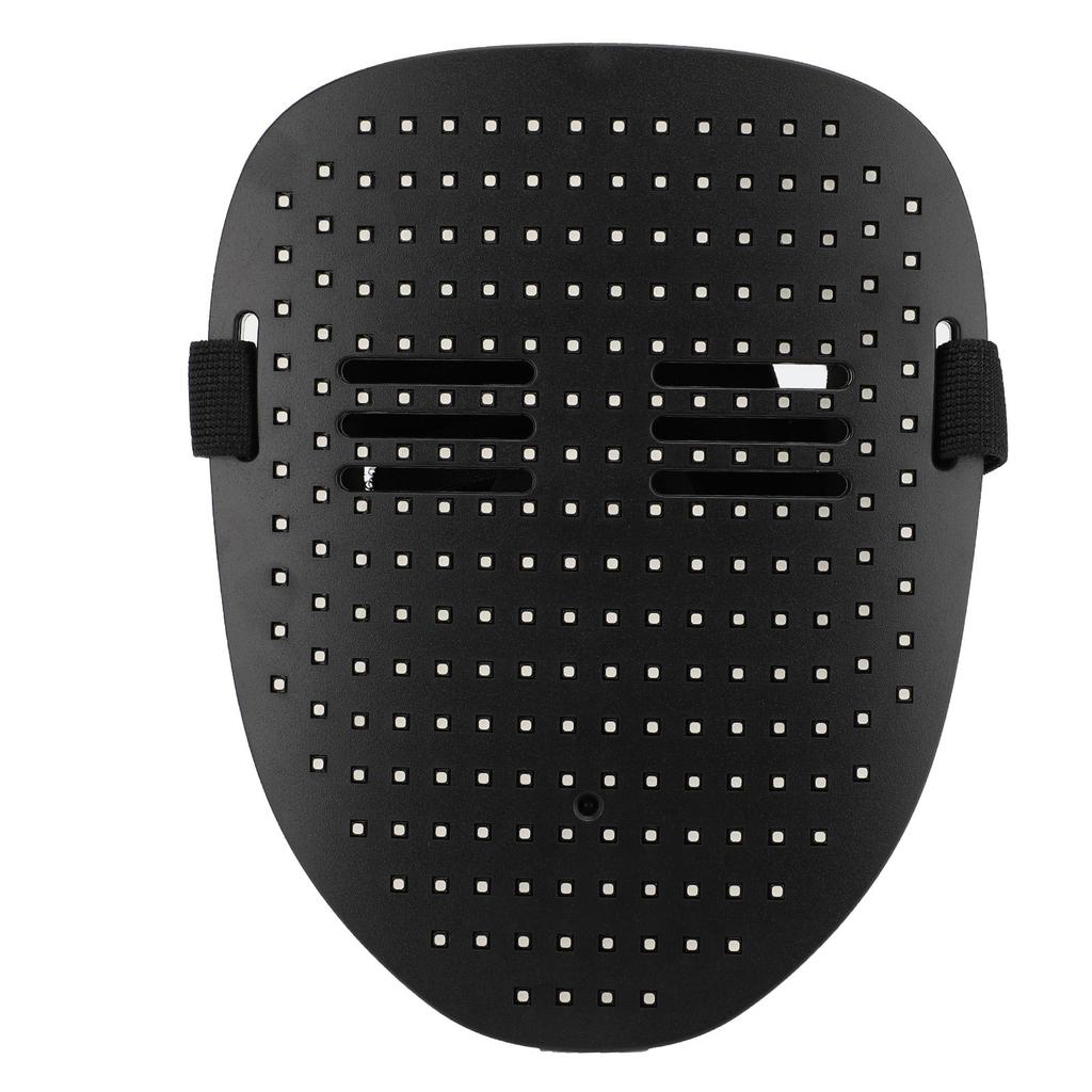 LED Party Face Cover 50 Modes Rechargeable Light Up Transforming Face Cover with Gesture Sensing 5V