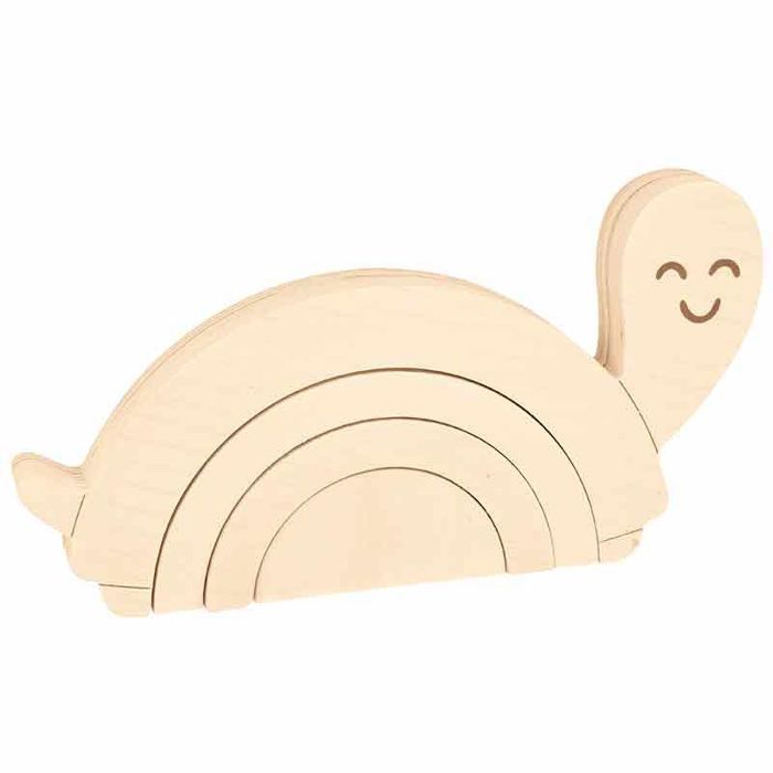 3D Puzzle - Turtle - 22.5x12 Cm - Wood