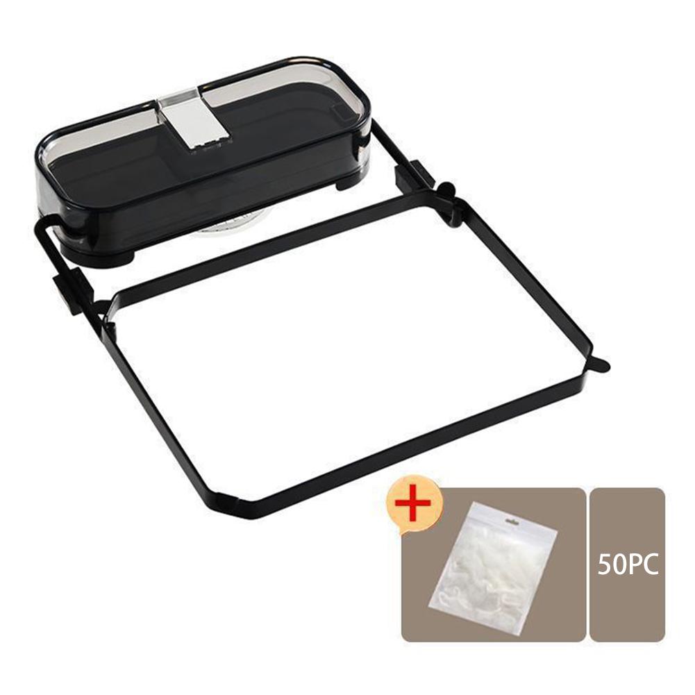 Foldable Sink Filter Rack,Suction Cup Sink Strainer Mesh Bag Stand,Reusable Multifunctional Drainage Racks for Fruits Vegetables