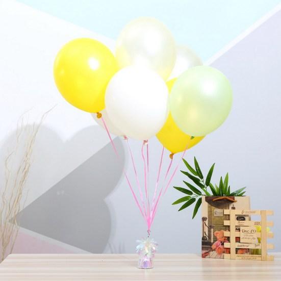 6 шт. утяжелителей для воздушных шаров, препятствующих всплыванию воздушных шаров, гравитационные блоки, фольга, обернутая в бумагу, долговечная, многоразовая, для свадебной вечеринки, выпускного вечера, фиксация воздушных шаров, украшение