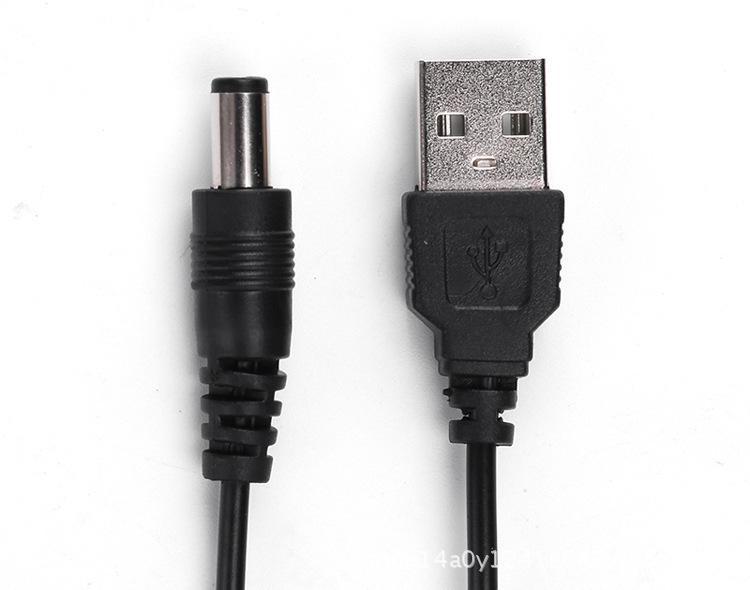 Кабель USB-DC 5,5x2,1 мм из чистой меди для зарядки