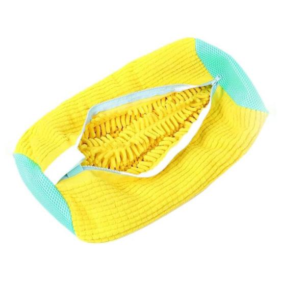 Мешок для мытья обуви Легкий портативный мешок для чистки обуви Гладкая застежка-молния Не рвущийся мешок для стирки обуви