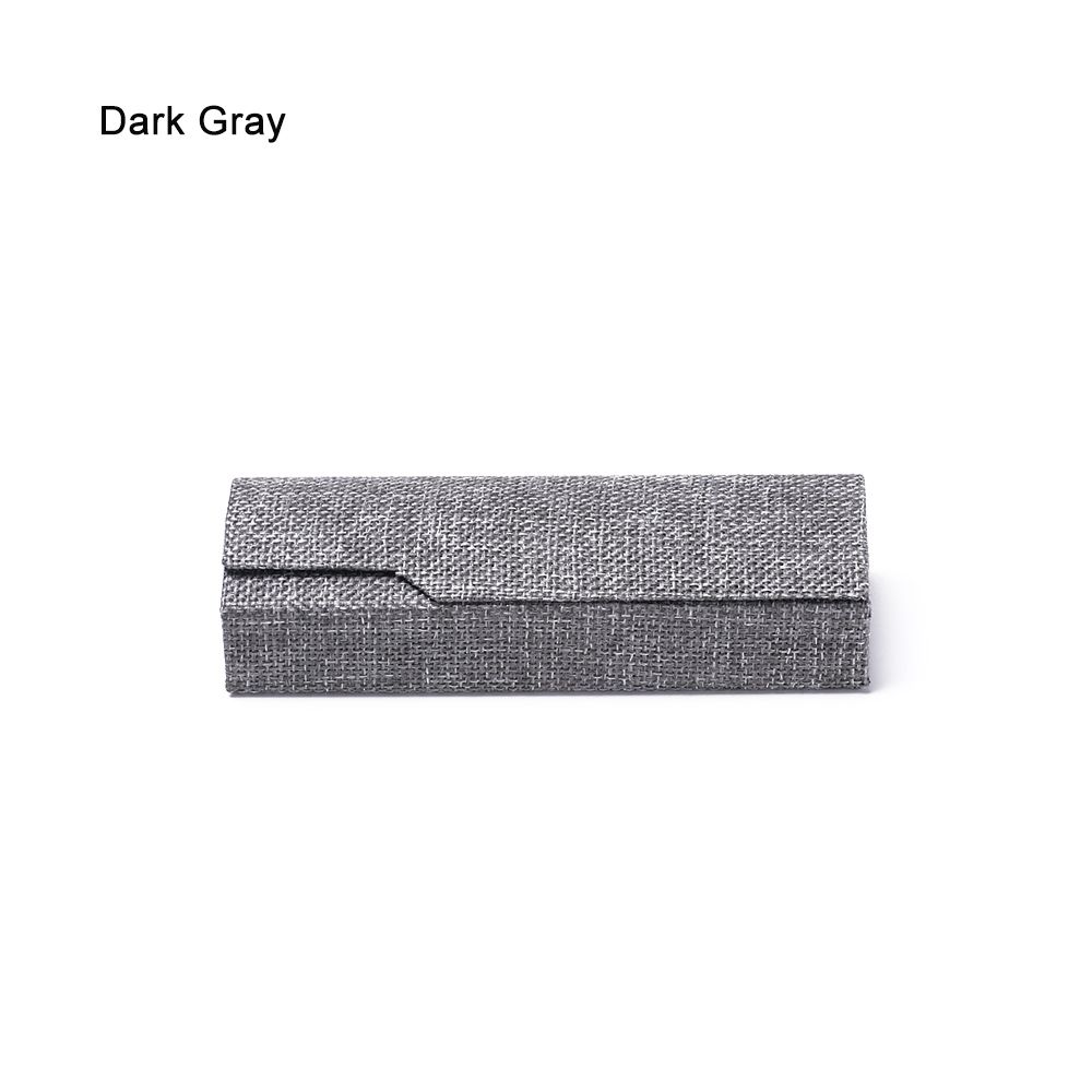 Оптический Винтажный Ретро Складной Чехол для Очков Льняной Чехол для Хранения Квадратная Коробка для Очков