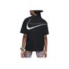 Nike Удобная Дышащая Футболка Оверсайз Детские Топы Черный FN9692-010
