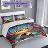 Love Dad Always 3‑Piece Bedding Set,Soft Duvet Cover with 19 Pillowcases,Multi‑Scene Home Dorm Use,Ideal Gift for Birthday & Holiday