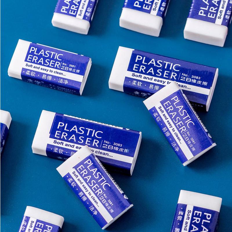 1 шт., 2B, милые новые легко чистящиеся мягкие ластики, детские резиновые кавайные канцелярские принадлежности, школьные и офисные принадлежности