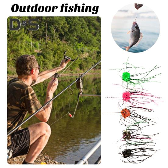 10 шт. 1,4 см/4 г мягкие приманки в форме кубиков с юбкой, медленно тонущие цветные искусственные приманки из ПВХ для ловли пресноводного соленого окуня, сома, рыболовные принадлежности