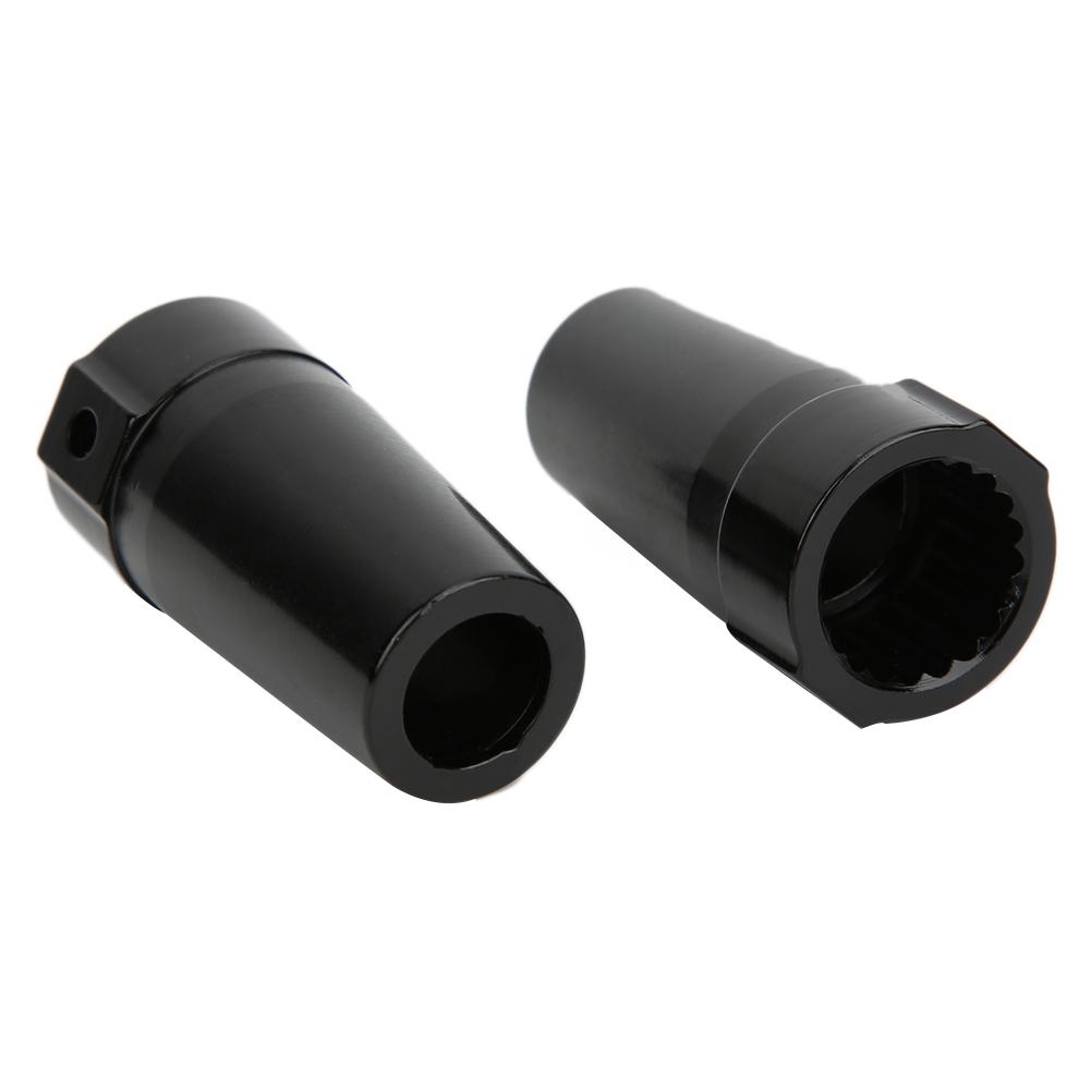 2pcs Aluminum Alloy Rear Axles Bushing Accessory Fit for Wraith AX90018 90020 1 10 RC CarBlack