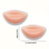 2PCS Invisible Silicone Bra Pads, Push Up Bra Inserts, Women Chest Cups Inserts, Removeable Inserts, Suitable for Bra