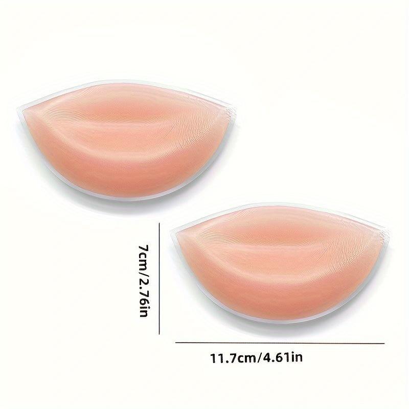 2PCS Invisible Silicone Bra Pads, Push Up Bra Inserts, Women Chest Cups Inserts, Removeable Inserts, Suitable for Bra