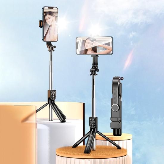 Палка для селфи, Bluetooth-совместимый пульт дистанционного управления, 10 м, контроль заполнения, вращение на 360 градусов, 1,1 светильник, выдвижной, 50 мАч метров, телефон для селфи