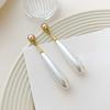 Ladies Classic Vintage Baroque Pearl Pendant Earrings Elegant Water Drop Long Earrings Trend Ladies Jewelry