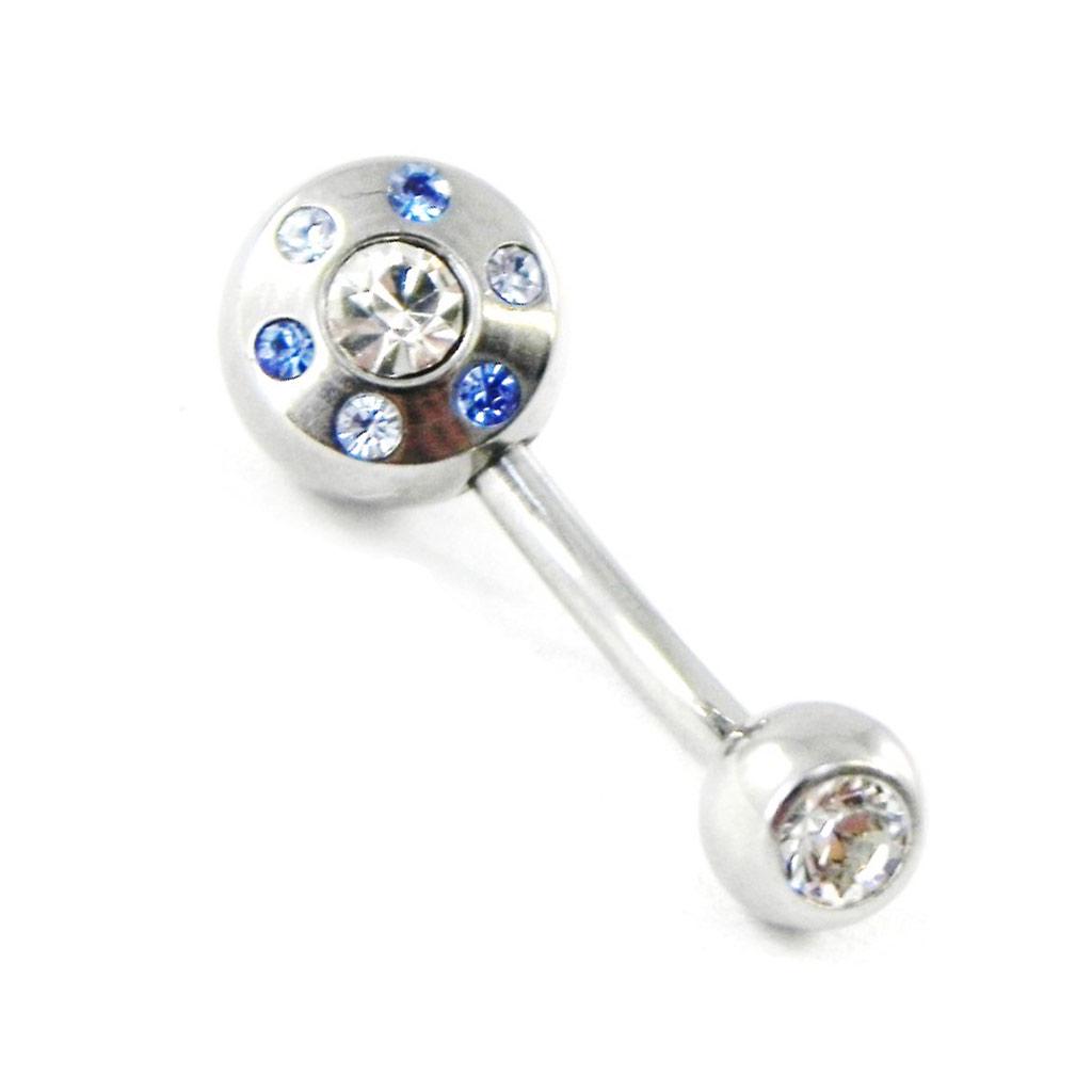 Les Trésors De Lily [H9200] - Body Piercing 'Déesse' Blue White