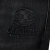 [Three dimensional logo classic casual] Spring fashion washed straight leg men's jeans and pants