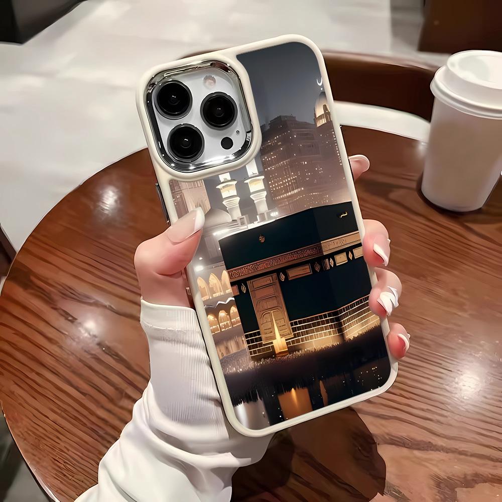 Чехол для телефона "Ночной пейзаж при свечах" для iPhone 15 14 13 12 11 Pro Max XR XS X 7 8 Plus, с сердцем, мягкий квадратный силиконовый чехол